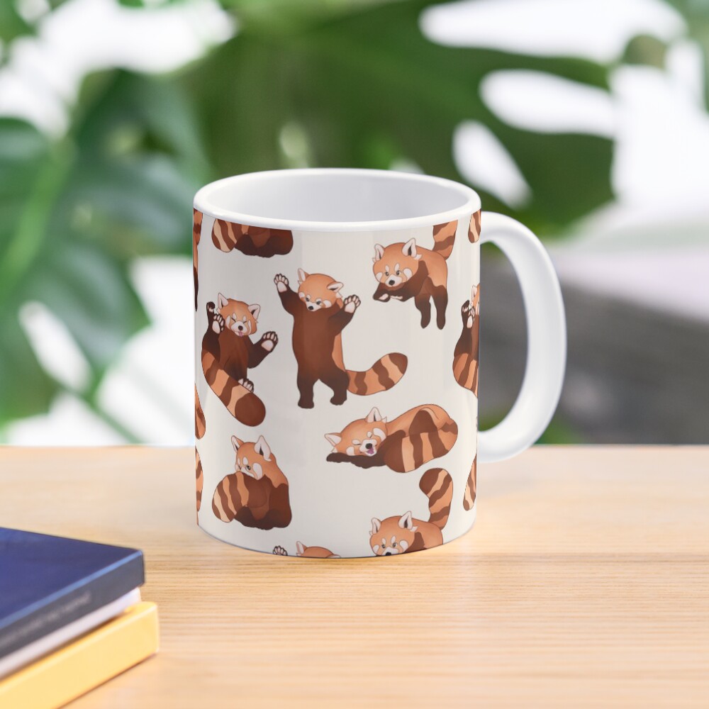 Red Panda Pattern Mug