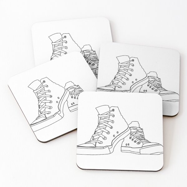 Item preview, White High Top Converse designed and sold by sca-doodle.
