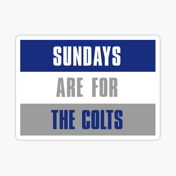 Indianapolis Colts Decal Sticker from Flags Unlimited