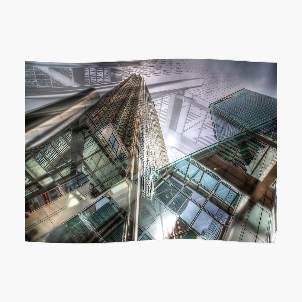 Canary Wharf Tower Abstracts Tapestry By Londonimages Redbubble