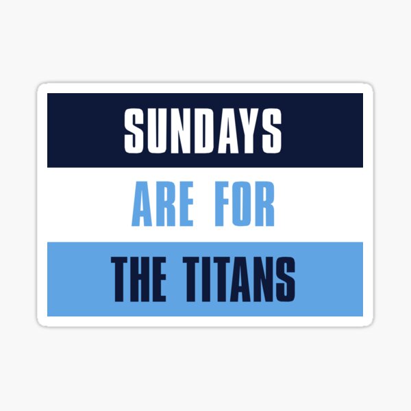 Titans 4 x 4 Team Logo Decal - Official Tennessee Titans Store