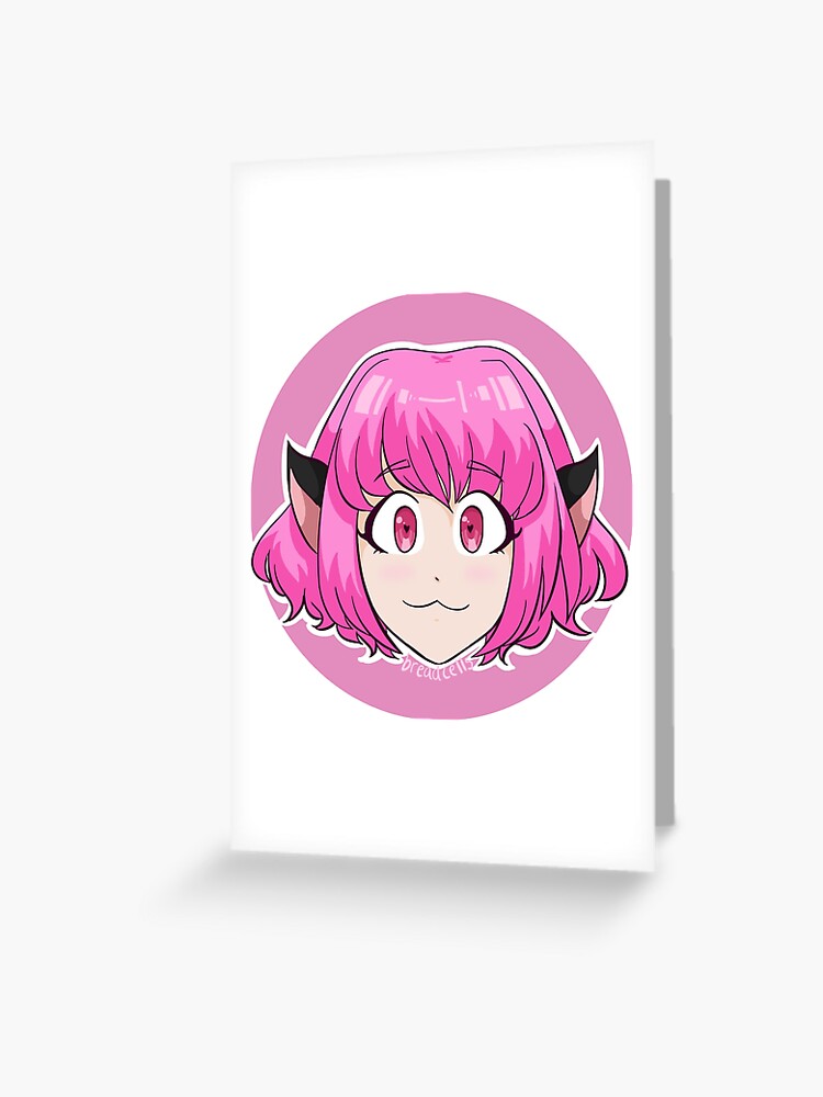 Tarjetas De Felicitacion Mew Ichigo Tokyo Mew Mew Linda Chica De Anime De Profanitydraws Redbubble