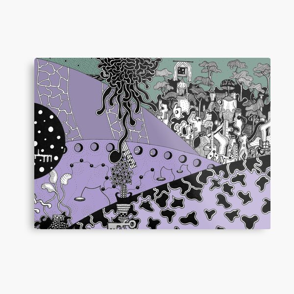 over there... Metal Print