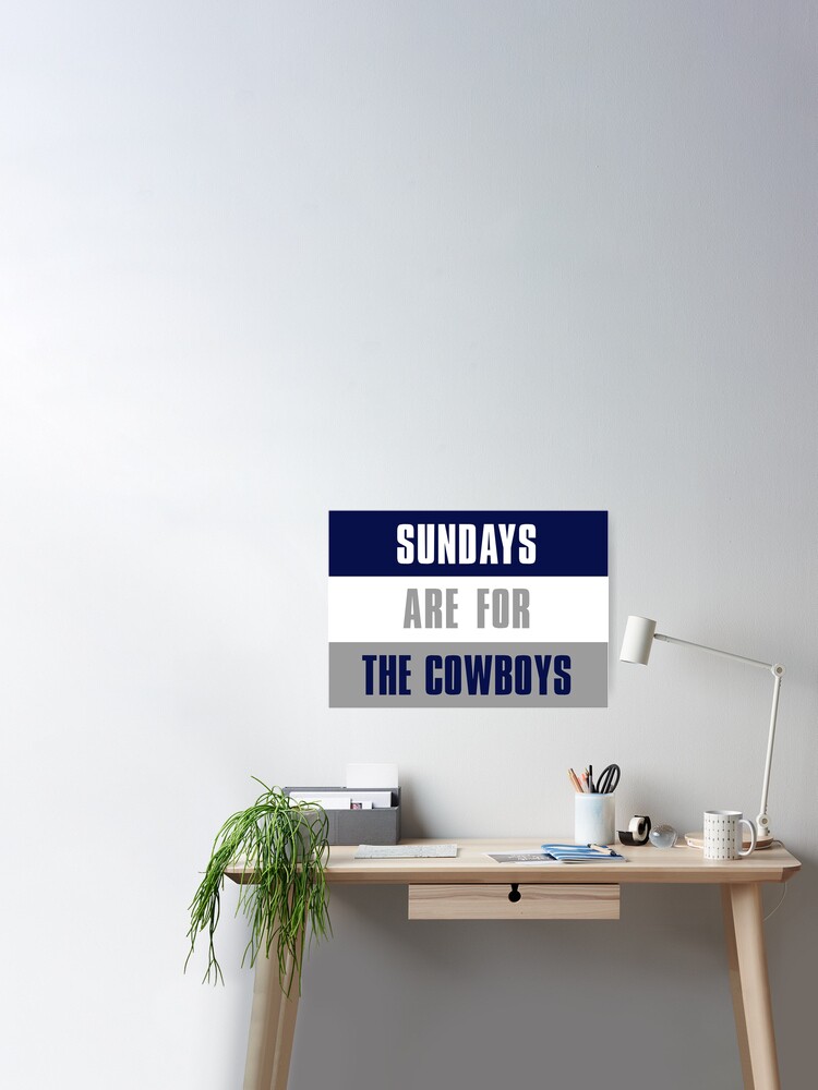 Sundays are for The Cowboys, Dallas Cowboys Graphic T-Shirt Dress for Sale  by elhefe