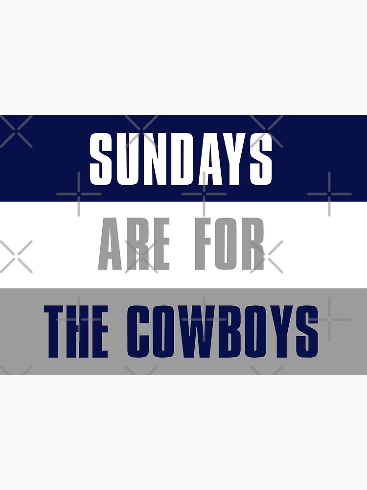 Discover Sundays are for The Cowboys, Dallas Cowboys Premium Matte Vertical Poster