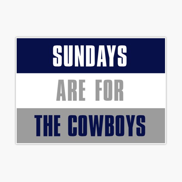 Sundays are for The Cowboys, Dallas Cowboys A-Line Dress for Sale by  elhefe