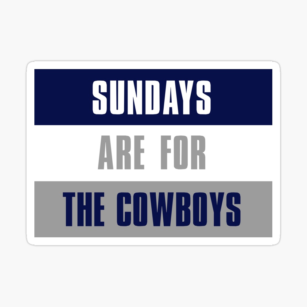 Sundays are for The Cowboys, Dallas Cowboys A-Line Dress for Sale by  elhefe