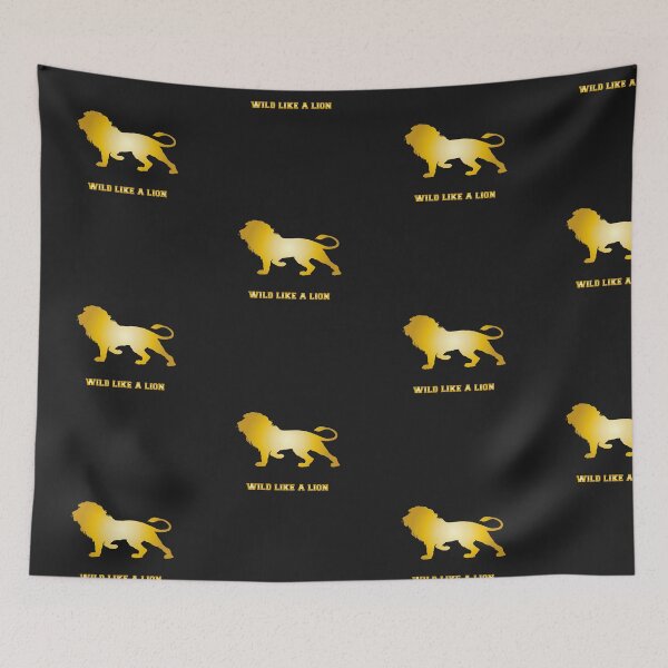 Item preview, Wild like a lion lion lion's mane predator gift designed and sold by dm4design.