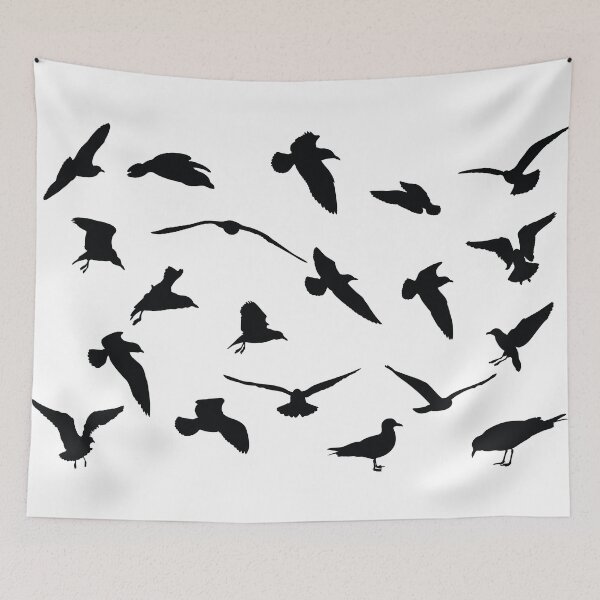 Item preview, birds silhouette designed and sold by Pointit.