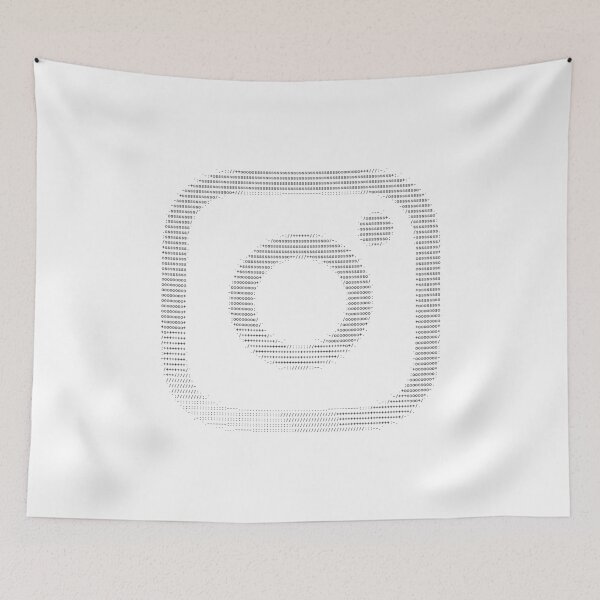 Item preview, Instagram ASCII logo (black) designed and sold by roomjs.