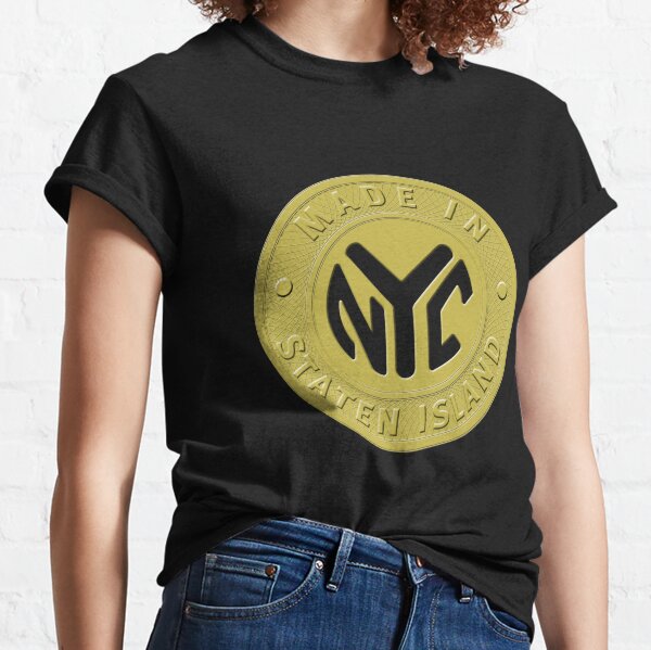 NYCSL Yankee Stadium Station Tees | Custom Print Shirt | NYC Subway Line Black / Medium