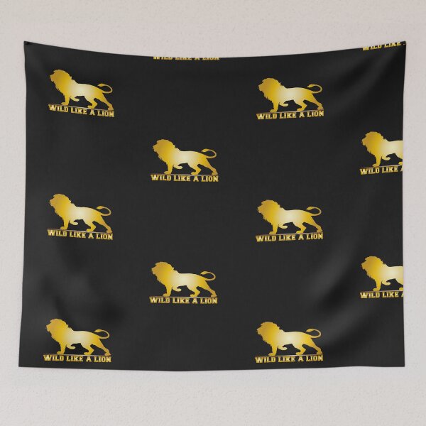 Item preview, Wild like a lion lion lion's mane predator gift designed and sold by dm4design.