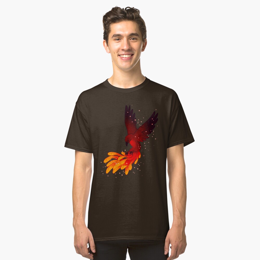 "You Will Rise Above the Ashes" Phoenix Classic T-Shirt