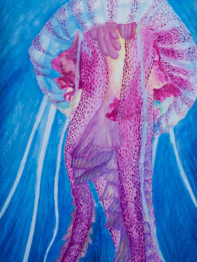 Pelagia jellyfish by ElisesArtShop