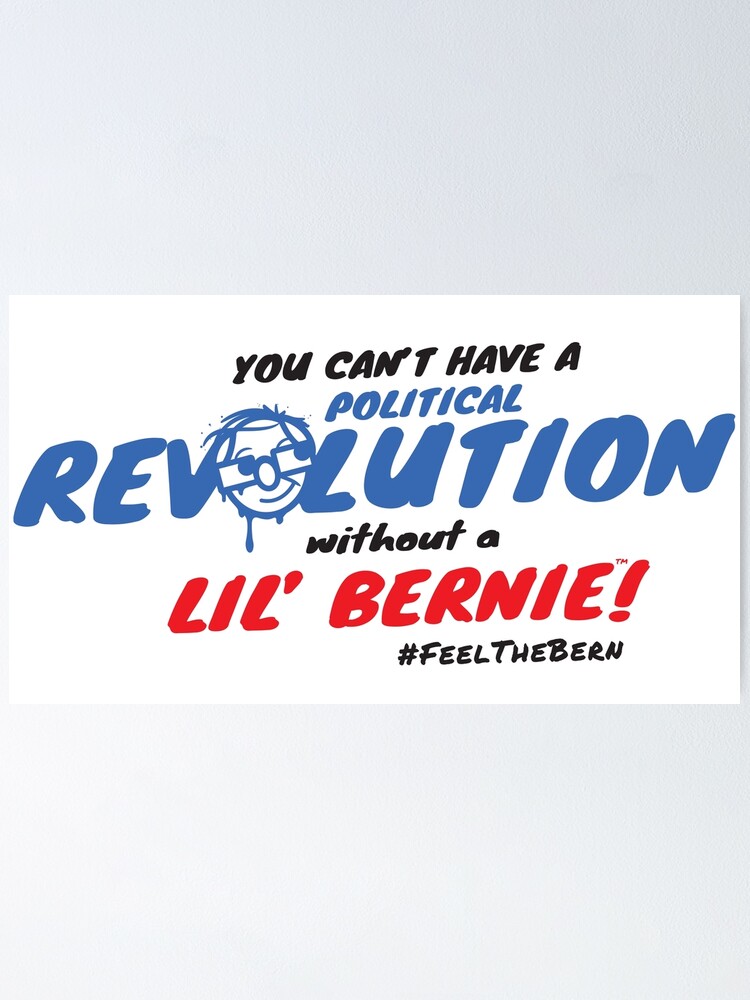 Alternate view of Lil' Bernie Political Revolution 2020 Poster