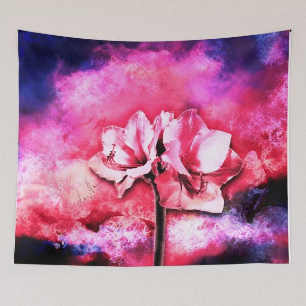 Item preview, Spanish color splash in bloom neon pink by mjvision Mia Niemi designed and sold by mjvisiondesign.
