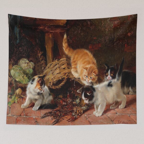 Item preview, Kittens and crayfish by Julius Adam designed and sold by Gotoo.