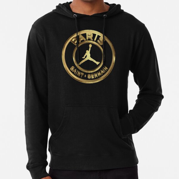 jordan hoodie black and gold