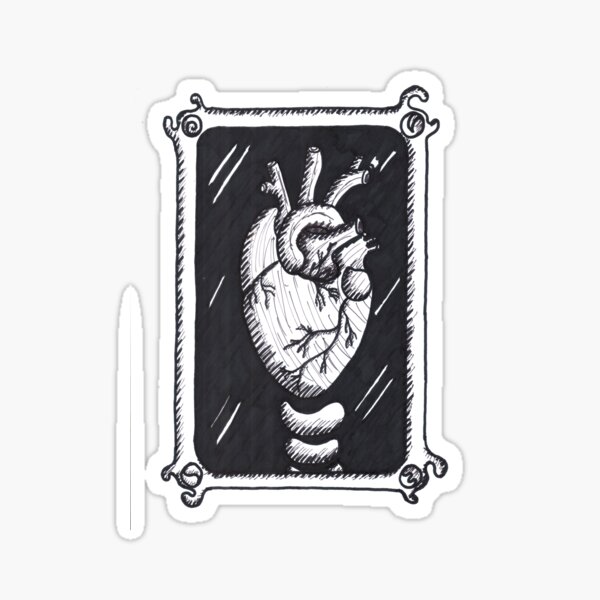 Heart Frame Pegatina