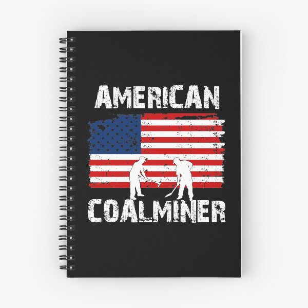 Item preview, American Coal Miner, Patriotic Coal Miner, American Flag Coal Mining designed and sold by Designs4Less.