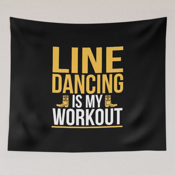 Item preview, Line Dancing Shirt Line Dancing Workout Gift Tee designed and sold by haselshirt.