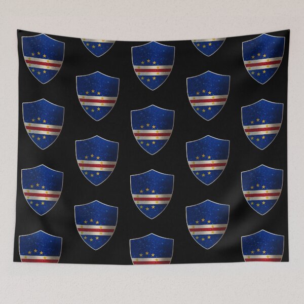 Item preview, Cape Verde Flag Shield designed and sold by ockshirts.