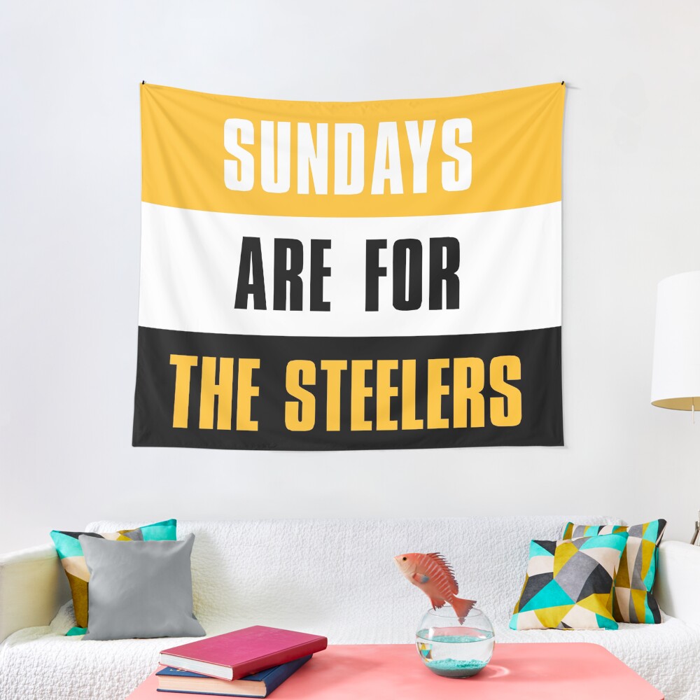 Sundays are for The Steelers, The Pittsburgh Steelers Tapestry