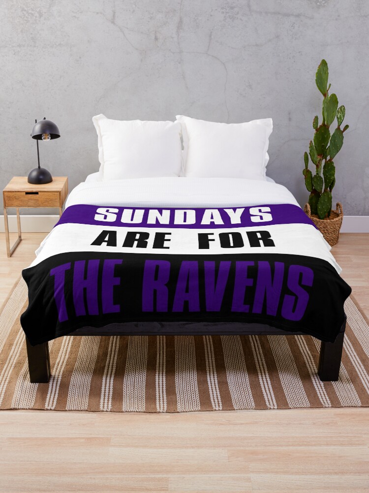 Baltimore Ravens 50 x 60 Throw Blanket 