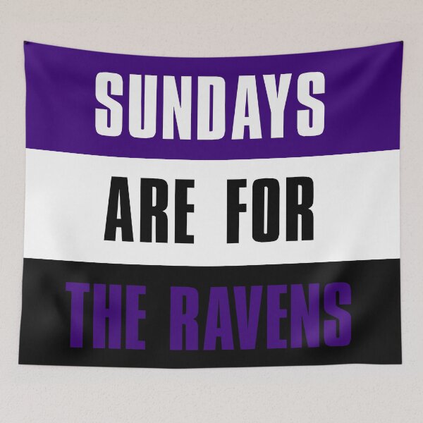 Item preview, Sundays are for The Ravens, Baltimore Raven designed and sold by elhefe.