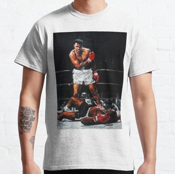 Muhammad Ali Knocks Out Sonny Liston - Classic T-Shirt