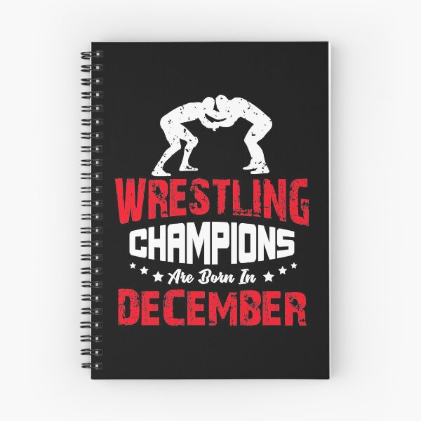 Item preview, Wrestling Champions Are born in December, Wrestling Birthday Gift designed and sold by Designs4Less.