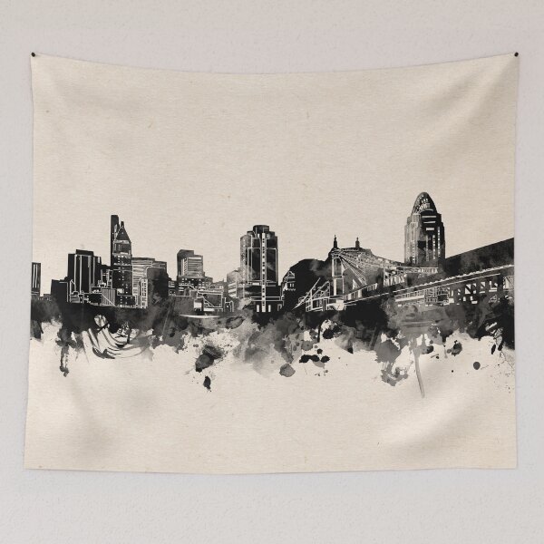 Item preview, cincinnati skyline designed and sold by BekimART.