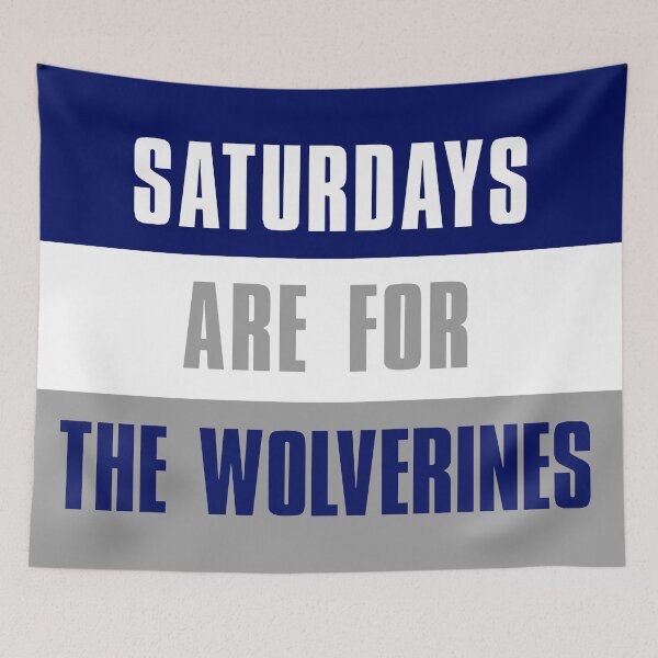 Item preview, Saturdays are for The Wolverines, Wesley College designed and sold by elhefe.