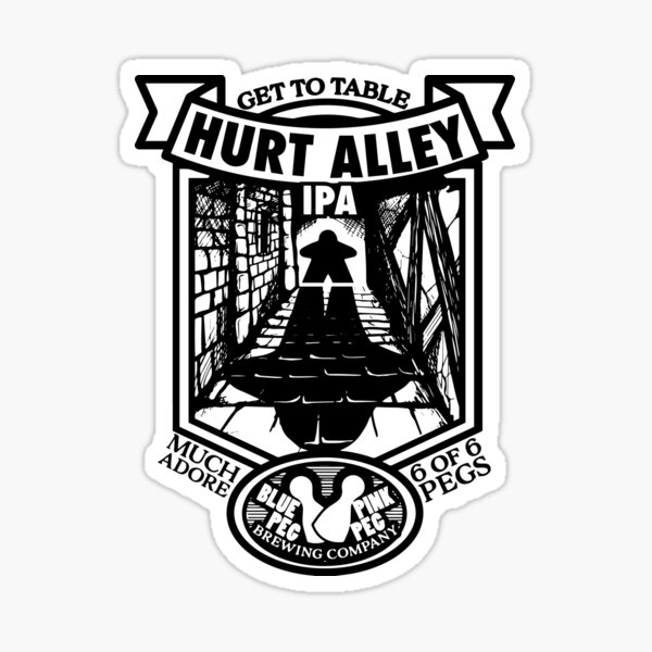 Hurt Alley Sticker