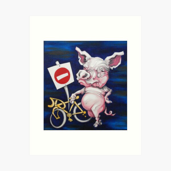 Road Hog Art Print
