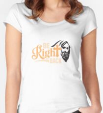 Jesus Tailliertes Rundhals-Shirt