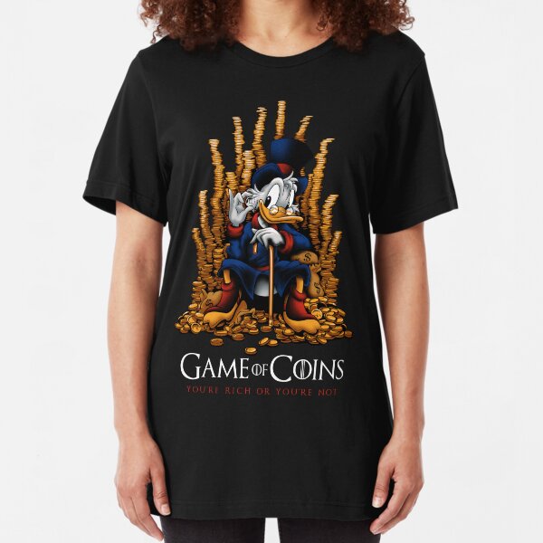 Game of Coins Slim Fit T-Shirt