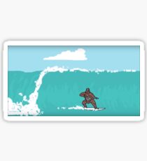 The Big Lez Show - Sassy Surfing Sticker