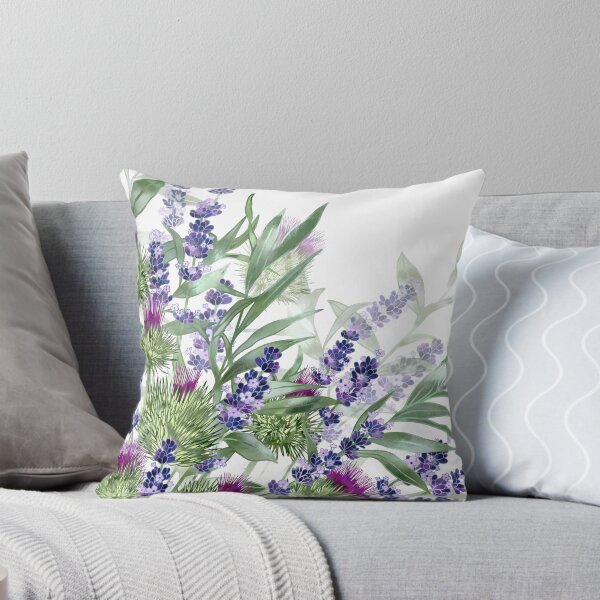 Item preview, Thistles & Lavender designed and sold by Fiona Calder Designs.