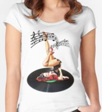 Rockabilly Goddess II Women's Fitted Scoop T-Shirt