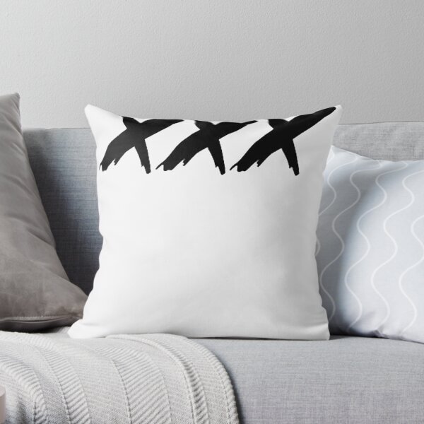 White rectangular best sale throw pillows