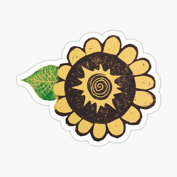 Sunflower Sticker