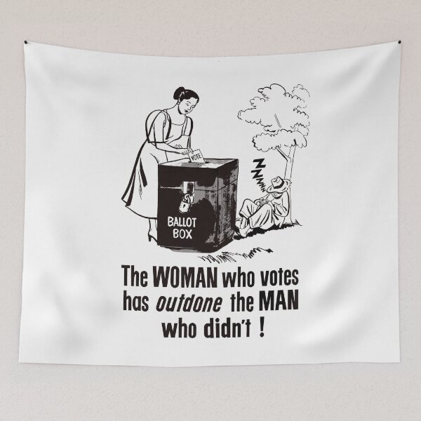 Item preview, The Woman Who Votes designed and sold by joshcartoonguy.