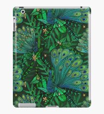 Peacocks in Teal Forest iPad Case/Skin