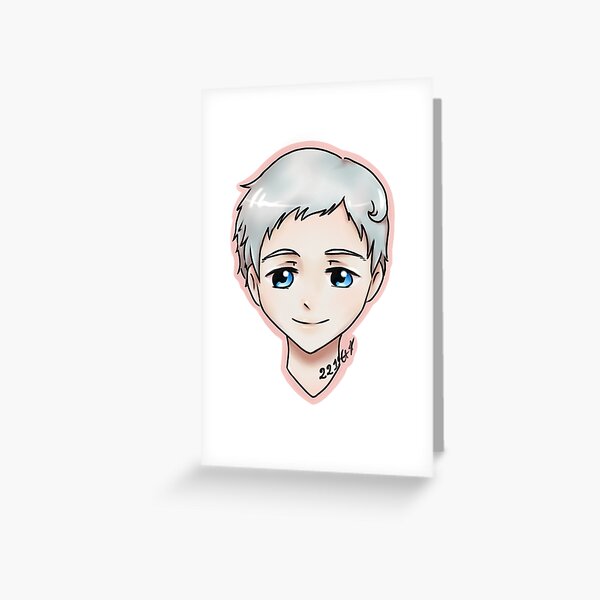 Norman The Promised Neverland Circle Anime Greeting Card for Sale by  kino-san