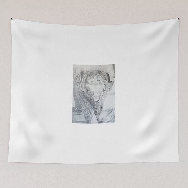 Item preview, Baby elephant  designed and sold by teenamarie23art.