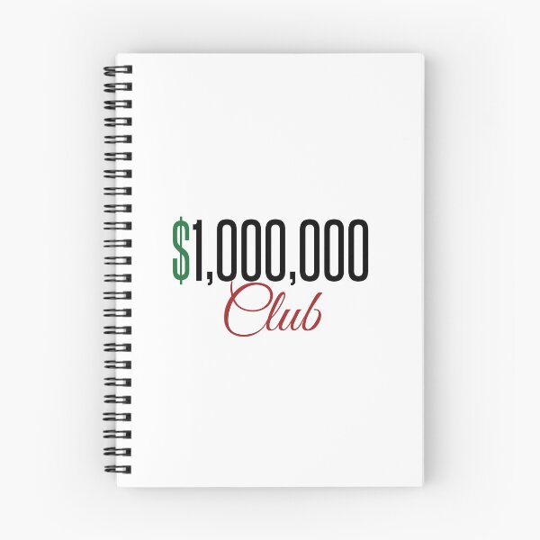 Item preview, Millionaire Club, Million Dollar Club, Million Dollars, Startup Quote, Startup Motivation, Business Quotes, Business Motivation, Entrepreneur Motivation, Negocios, Emprendedores, Dinero, designed and sold by rigisdesign.