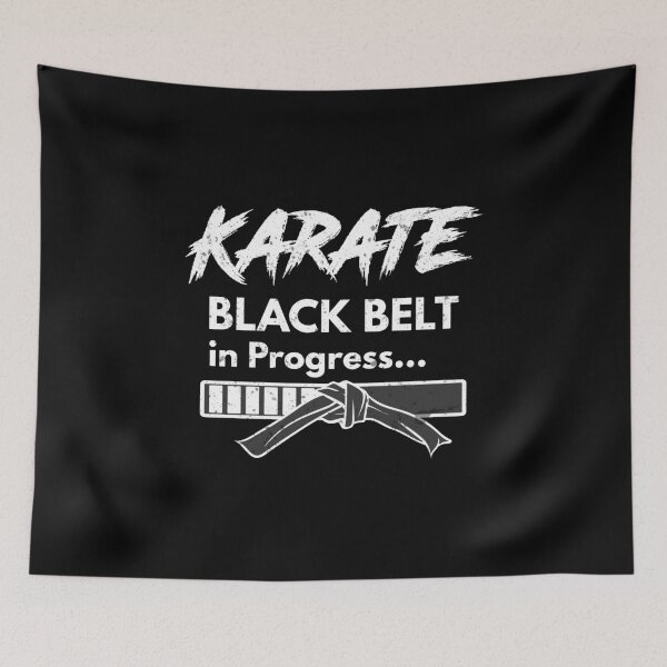 Item preview, Karate Black Belt in Progress Fight Martial Art designed and sold by KNUXX Shop.