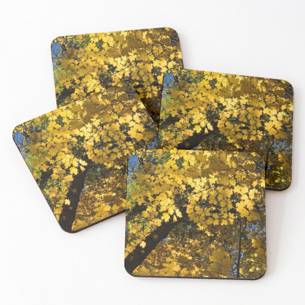 Item preview, Golden Canopy - Look Up to the Trees and Enjoy Autumn - Horizontal Left designed and sold by Georgia Mizuleva.