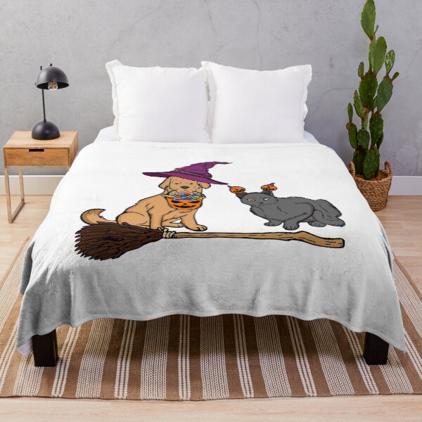 Item preview, Halloween Dog & Cat Witch Animal Friends designed and sold by perfectpresents.